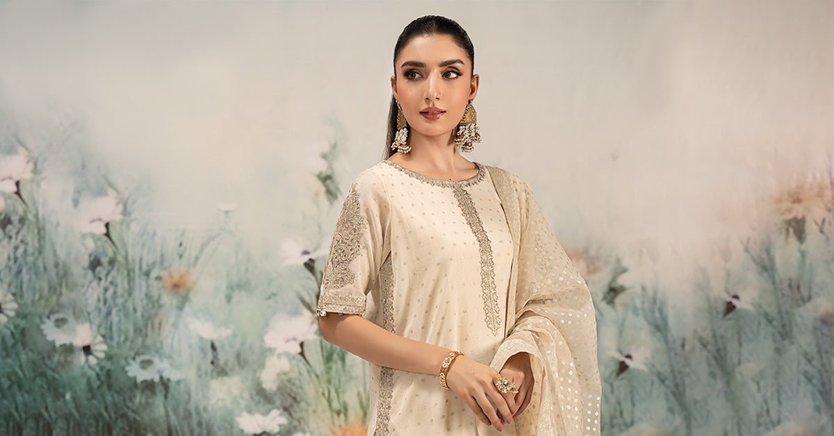 Maira B | Ready to Wear | DW-EF25-98 - by - Libasekhas UK - Registered Vendor of : Maria B - 100% Original Designer Dresss