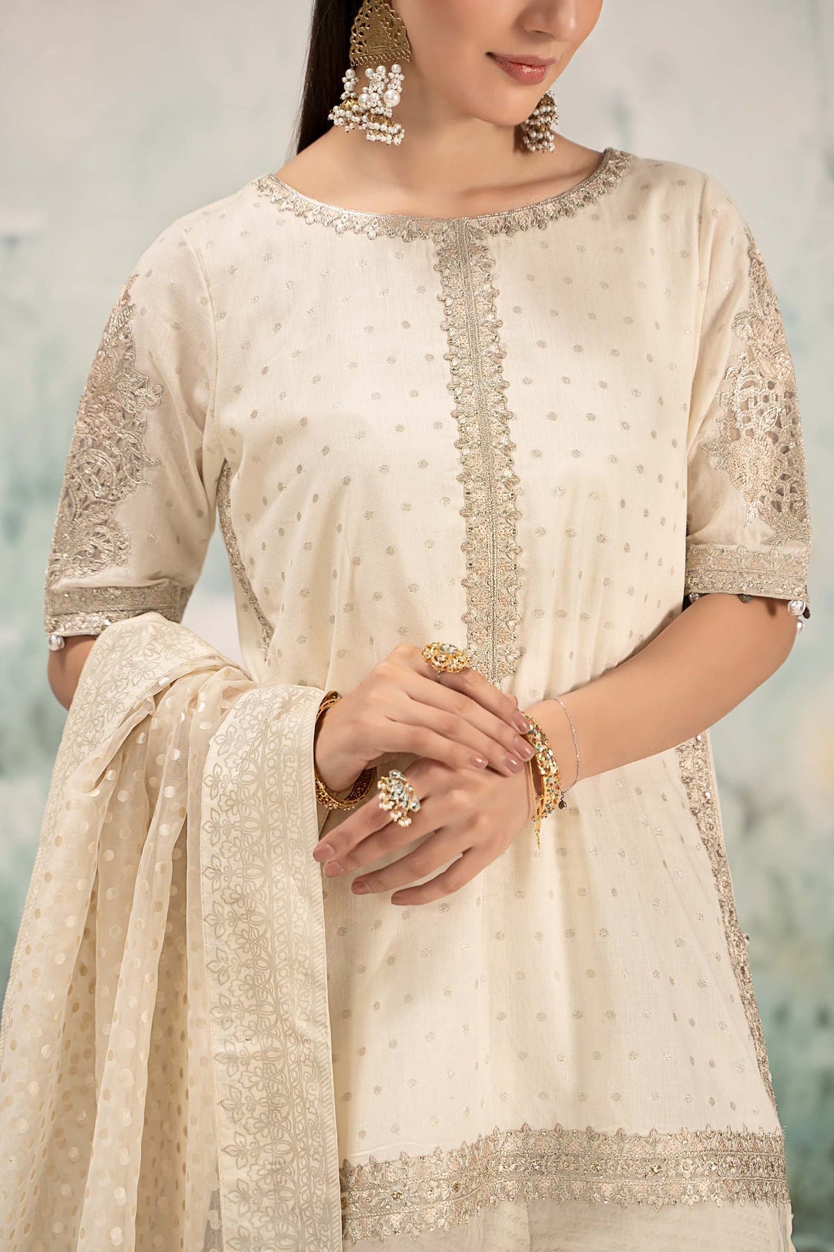 Maria B | Casual Pret 25 | DW-EF25-98 - by - Libasekhas UK - Registered Vendor of : Maria B - 100% Original Designer Dresss