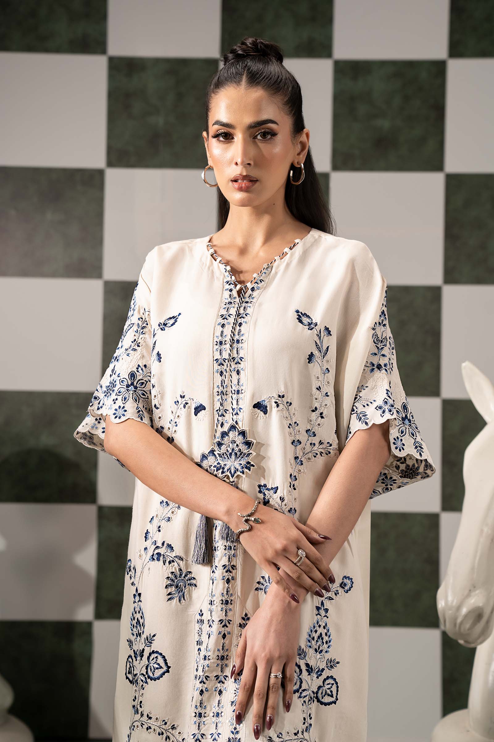 Maria B | Eid Festive Pret | DW-EF26-107 - by Libasekhas UK - Registered Vendor of : Maria B - 100% Original Designer Dress