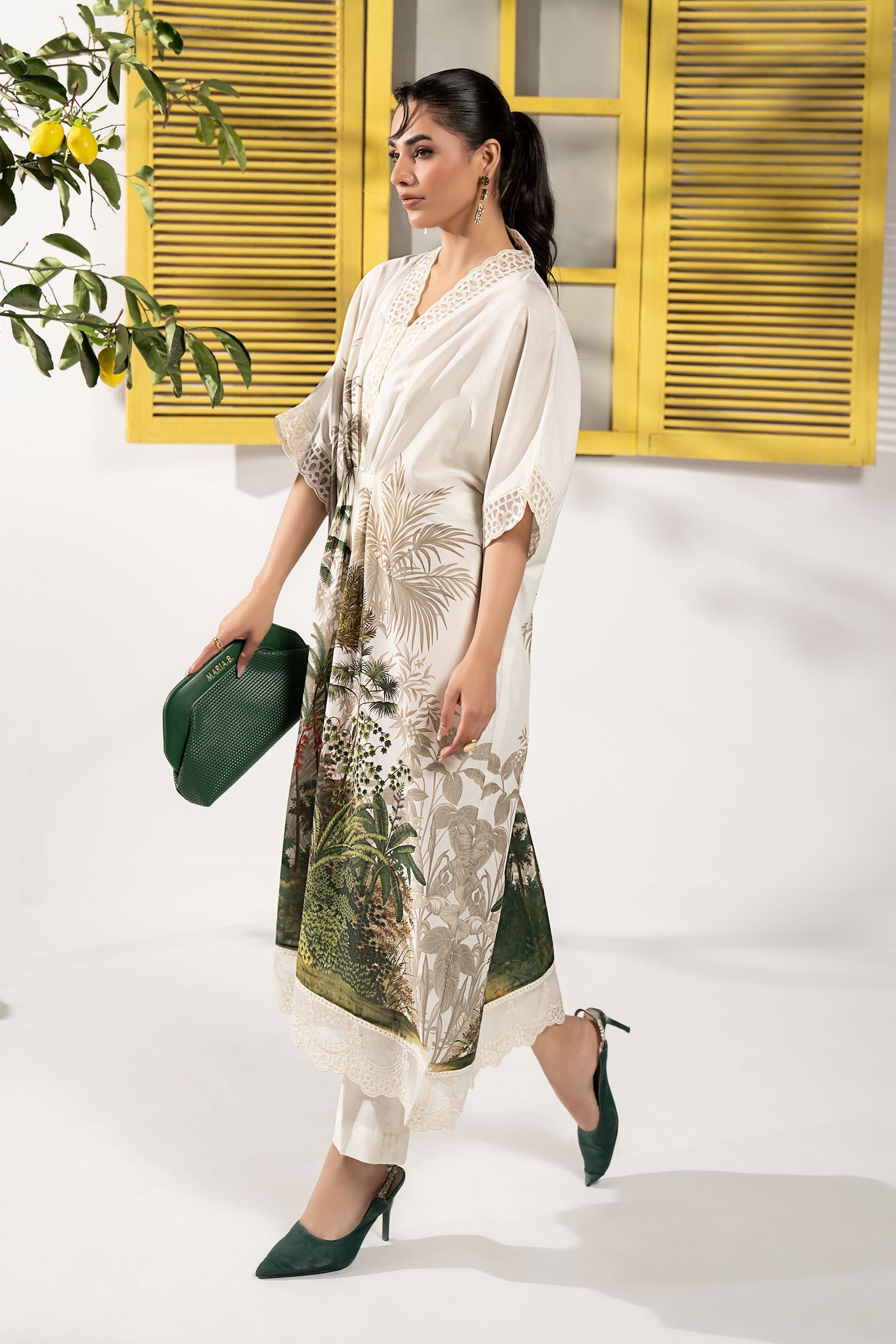Maria B | Eid Festive Pret | DW-EF26-132 - by Libasekhas UK - Registered Vendor of : Maria B - 100% Original Designer Dress
