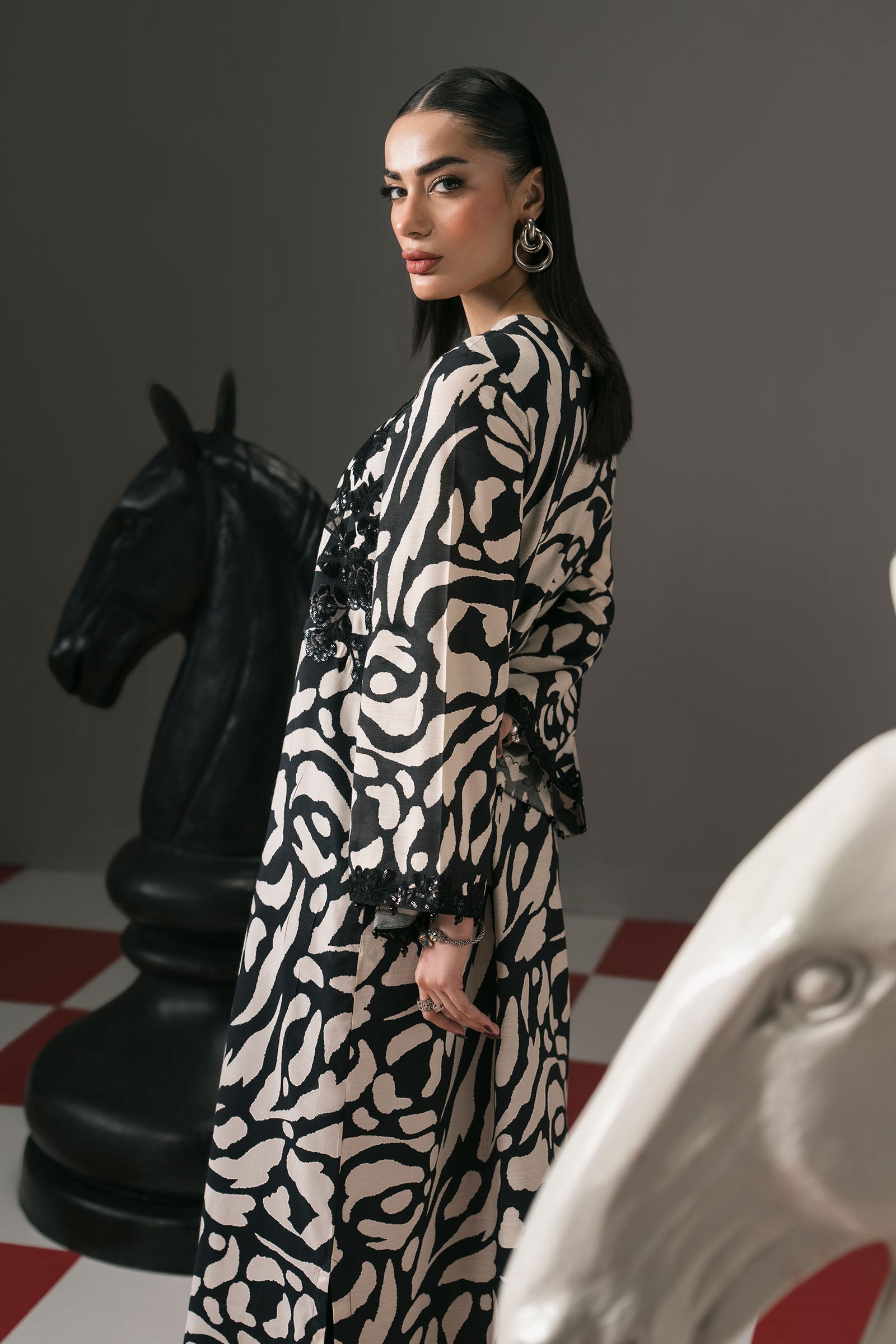 Maria B | Eid Festive Pret | DW-EF26-14 - by Libasekhas UK - Registered Vendor of : Maria B - 100% Original Designer Dress