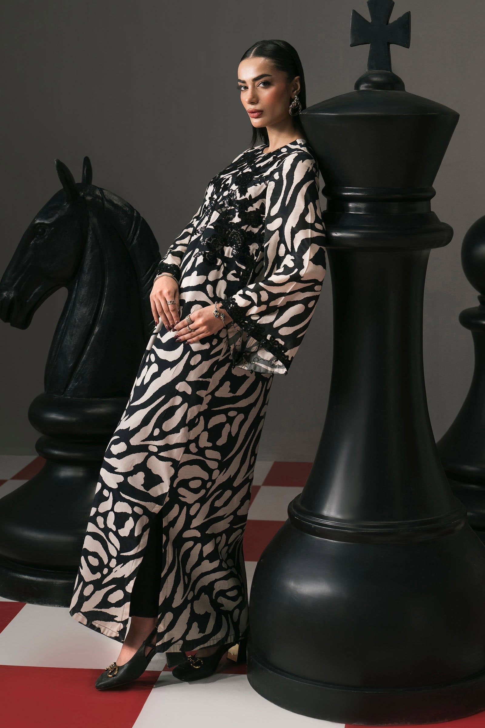 Maria B | Eid Festive Pret | DW-EF26-14 - by Libasekhas UK - Registered Vendor of : Maria B - 100% Original Designer Dress