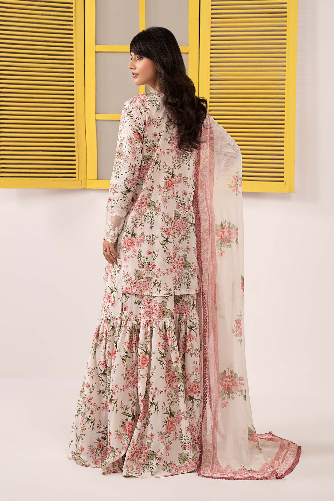 Maria B | Eid Festive Pret | DW-EF26-201 - by Libasekhas UK - Registered Vendor of : Maria B - 100% Original Designer Dress