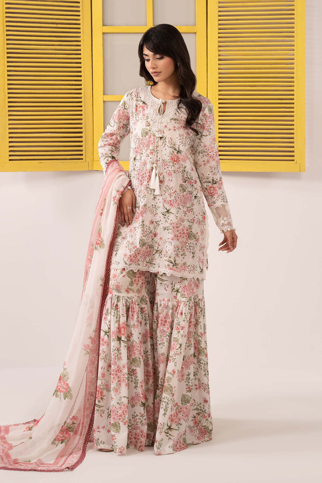 Maria B | Eid Festive Pret | DW-EF26-201 - by Libasekhas UK - Registered Vendor of : Maria B - 100% Original Designer Dress