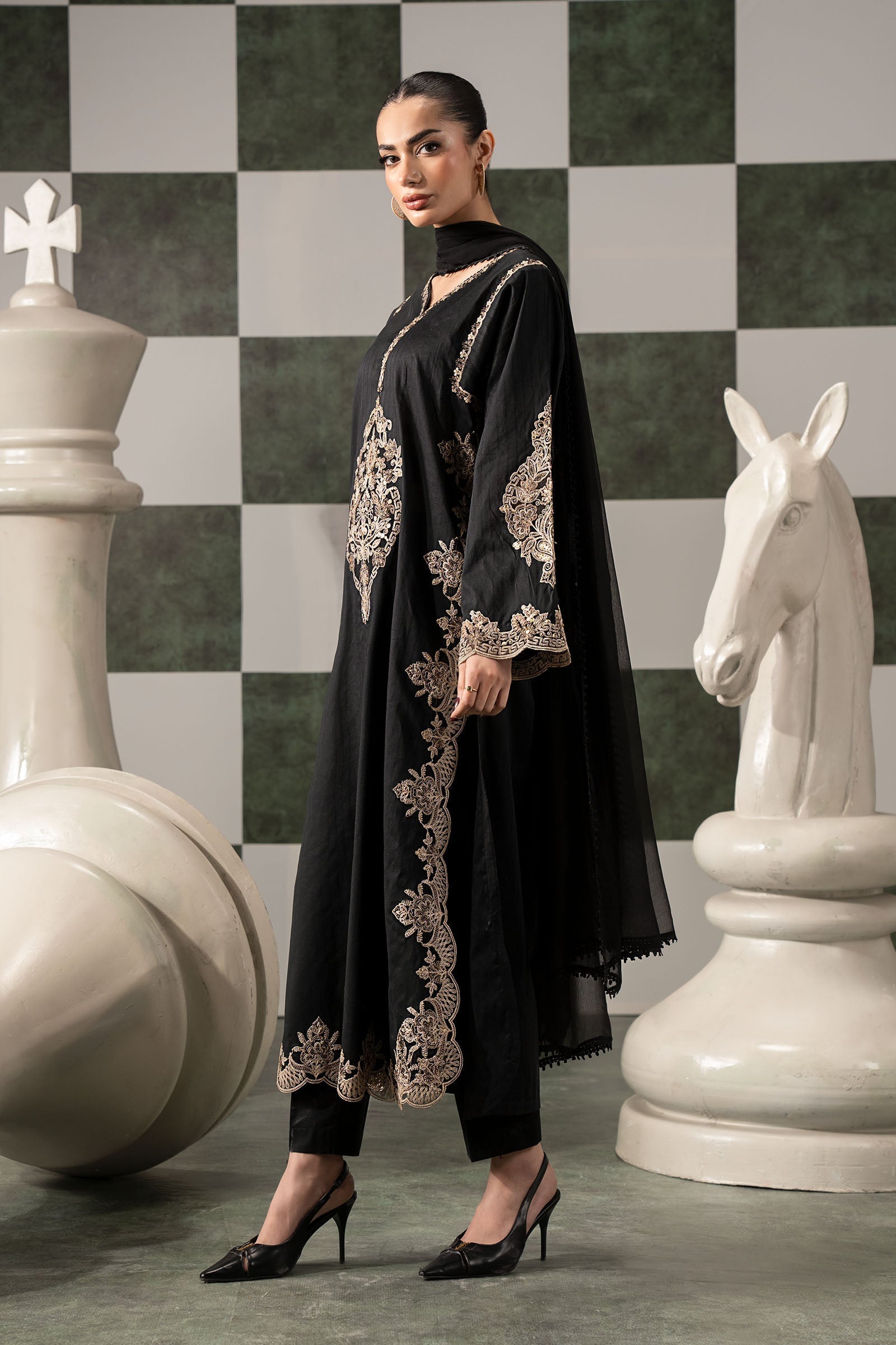 Maria B | Eid Festive Pret | DW-EF26-20 - by Libasekhas UK - Registered Vendor of : Maria B - 100% Original Designer Dress