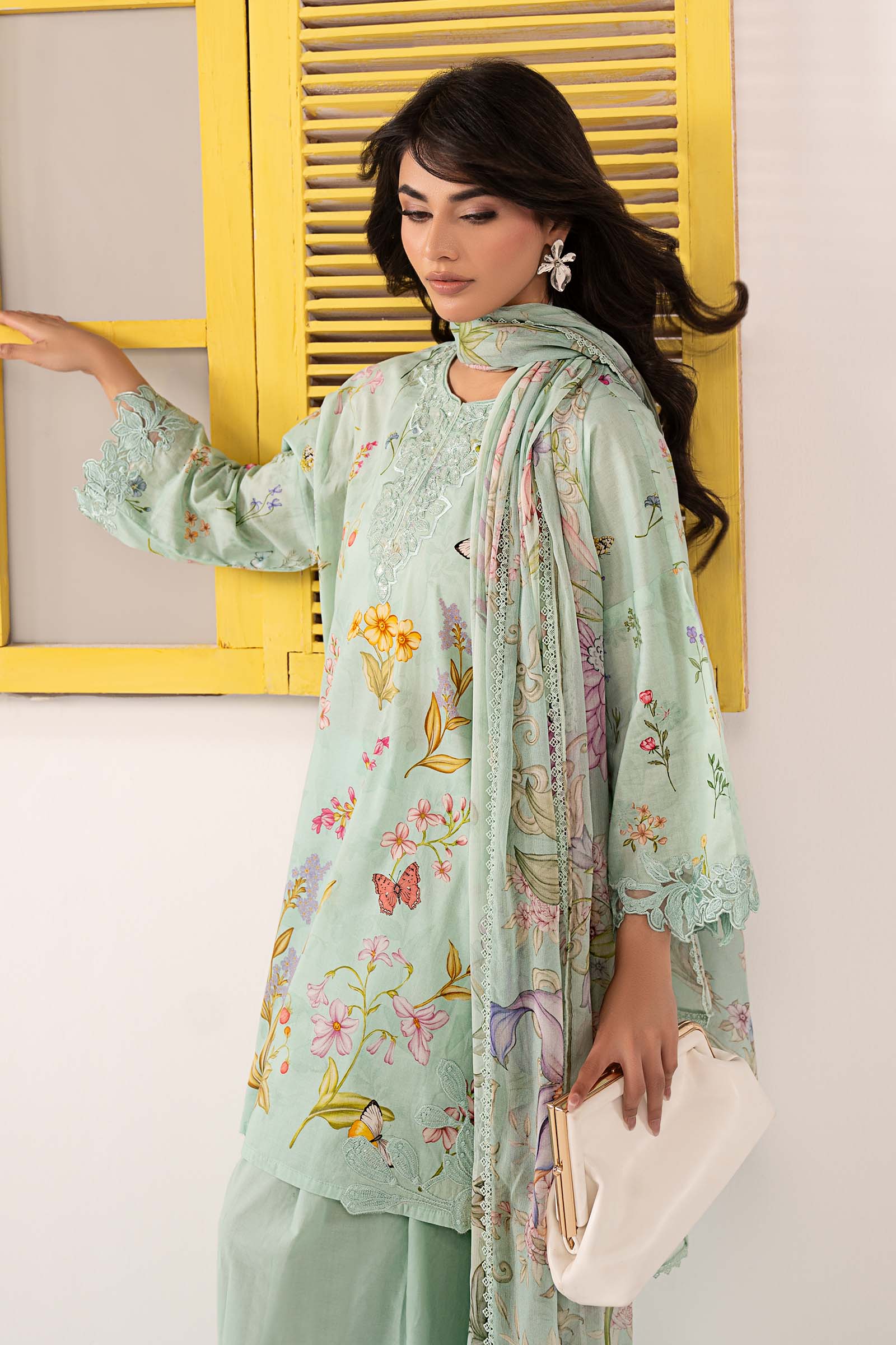 Maria B | Eid Festive Pret | DW-EF26-49 - by Libasekhas UK - Registered Vendor of : Maria B - 100% Original Designer Dress