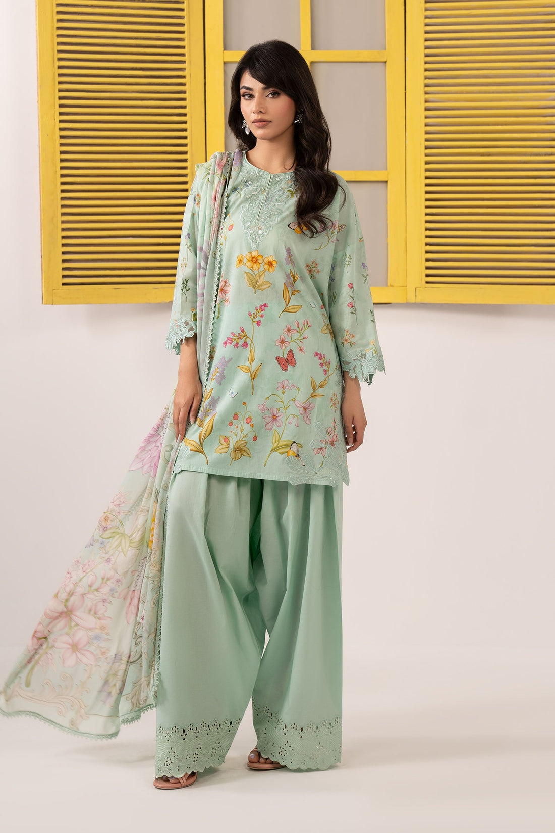 Maria B | Eid Festive Pret | DW-EF26-49 - by Libasekhas UK - Registered Vendor of : Maria B - 100% Original Designer Dress