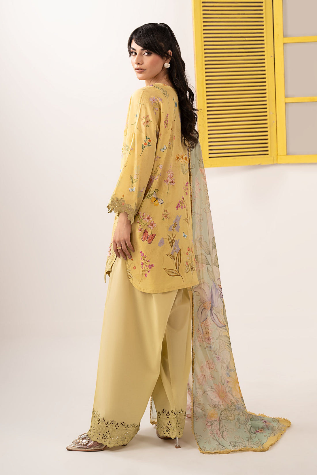Maria B | Eid Festive Pret | DW-EF26-49 - by Libasekhas UK - Registered Vendor of : Maria B - 100% Original Designer Dress