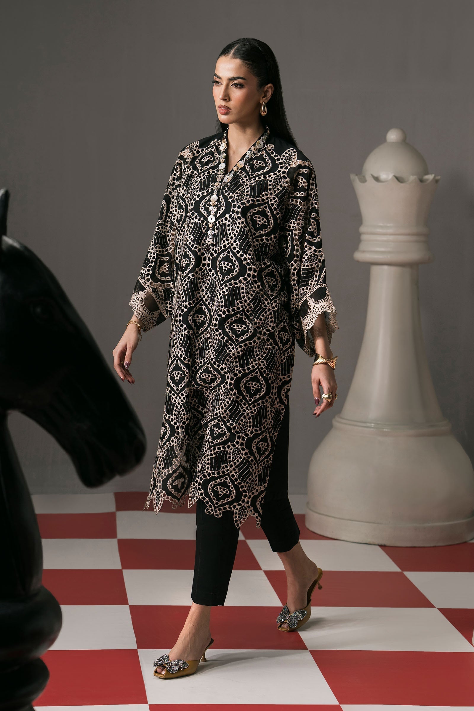 Maria B | Eid Festive Pret | DW-EF26-63 - by Libasekhas UK - Registered Vendor of : Maria B - 100% Original Designer Dress