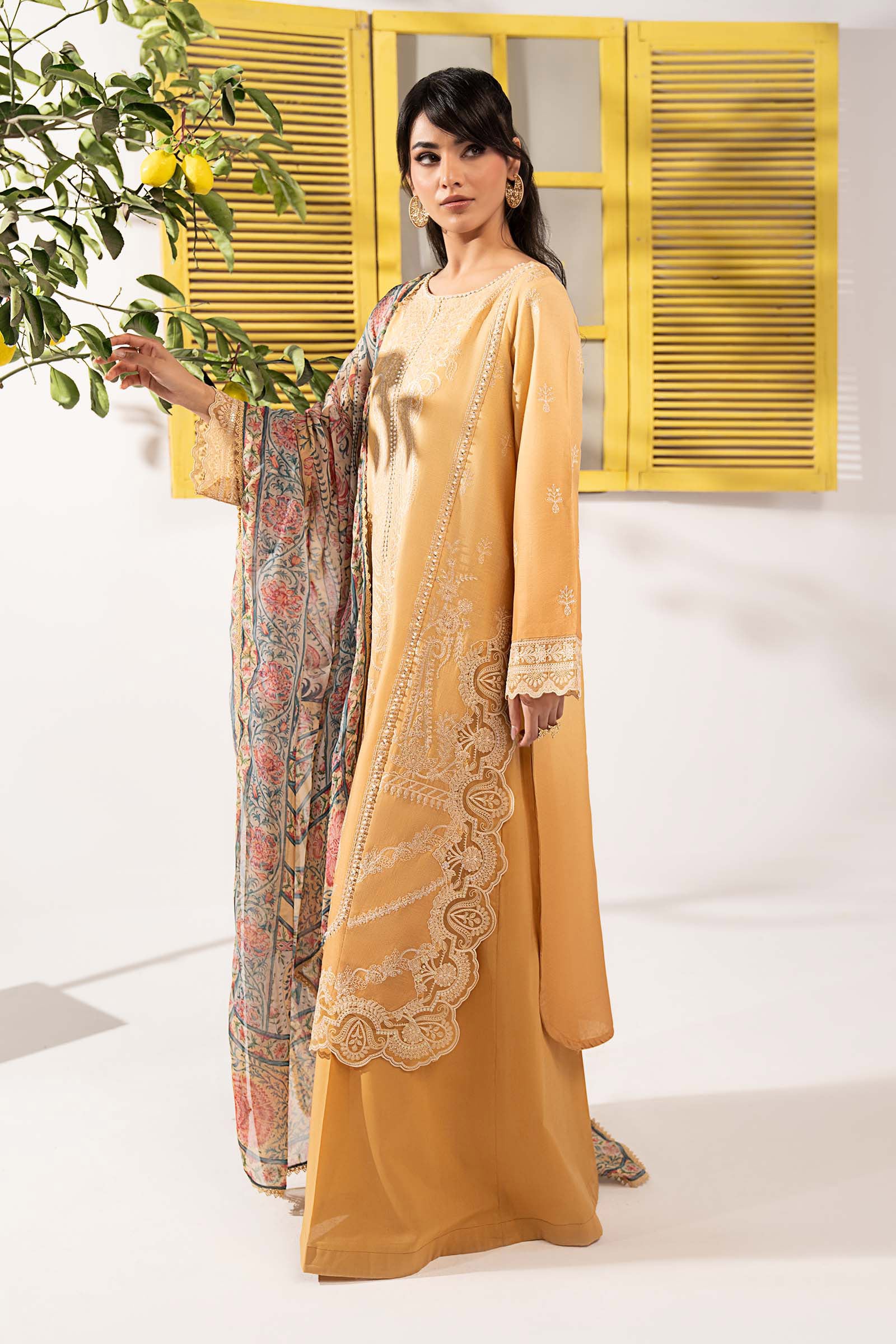 Maria B | Eid Festive Pret | DW-EF26-63 - by Libasekhas UK - Registered Vendor of : Maria B - 100% Original Designer Dress