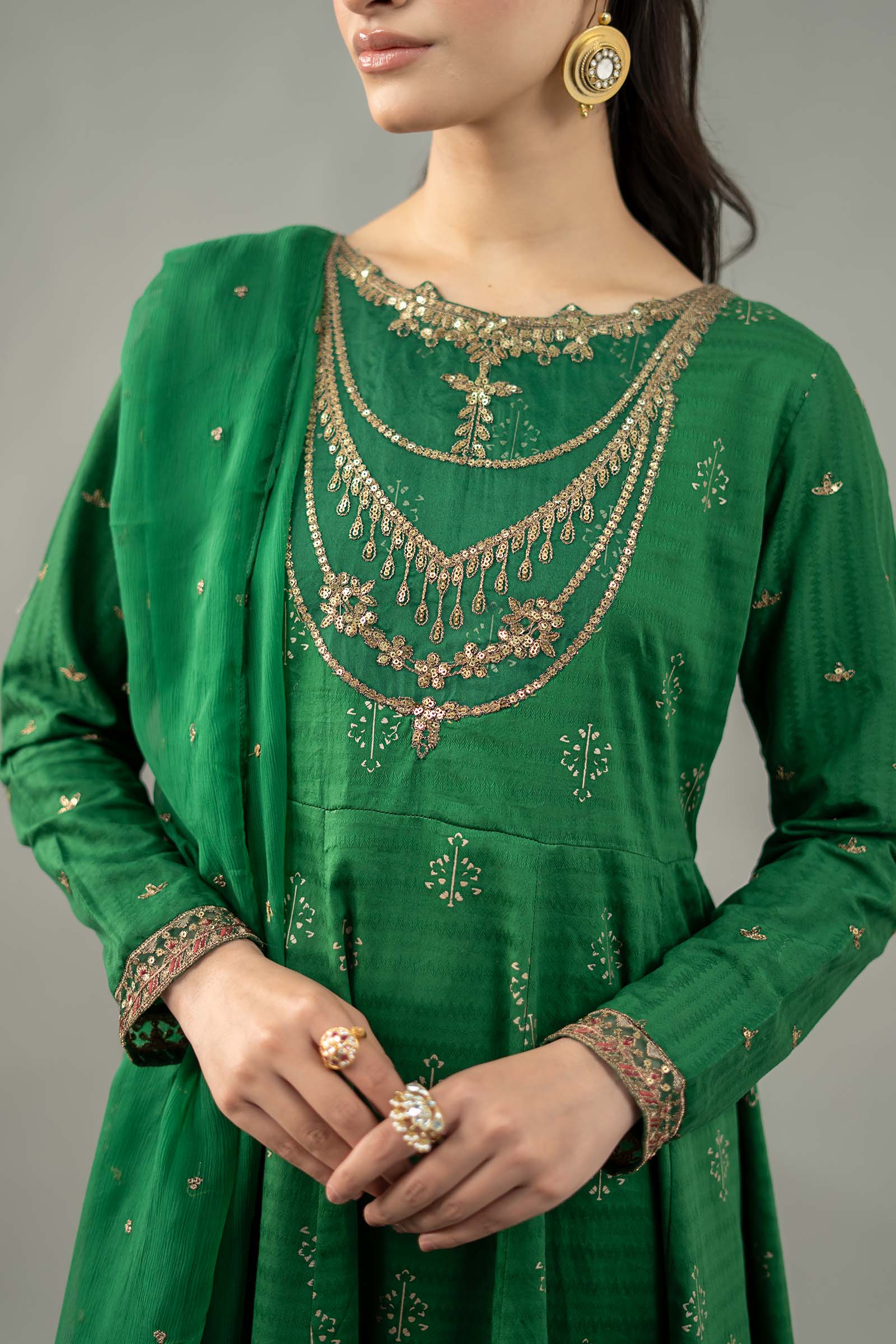 Maira B | Ready to Wear | DW-EF21-04R1 - by - Libasekhas UK - Registered Vendor of : Maria B - 100% Original Designer Dresss
