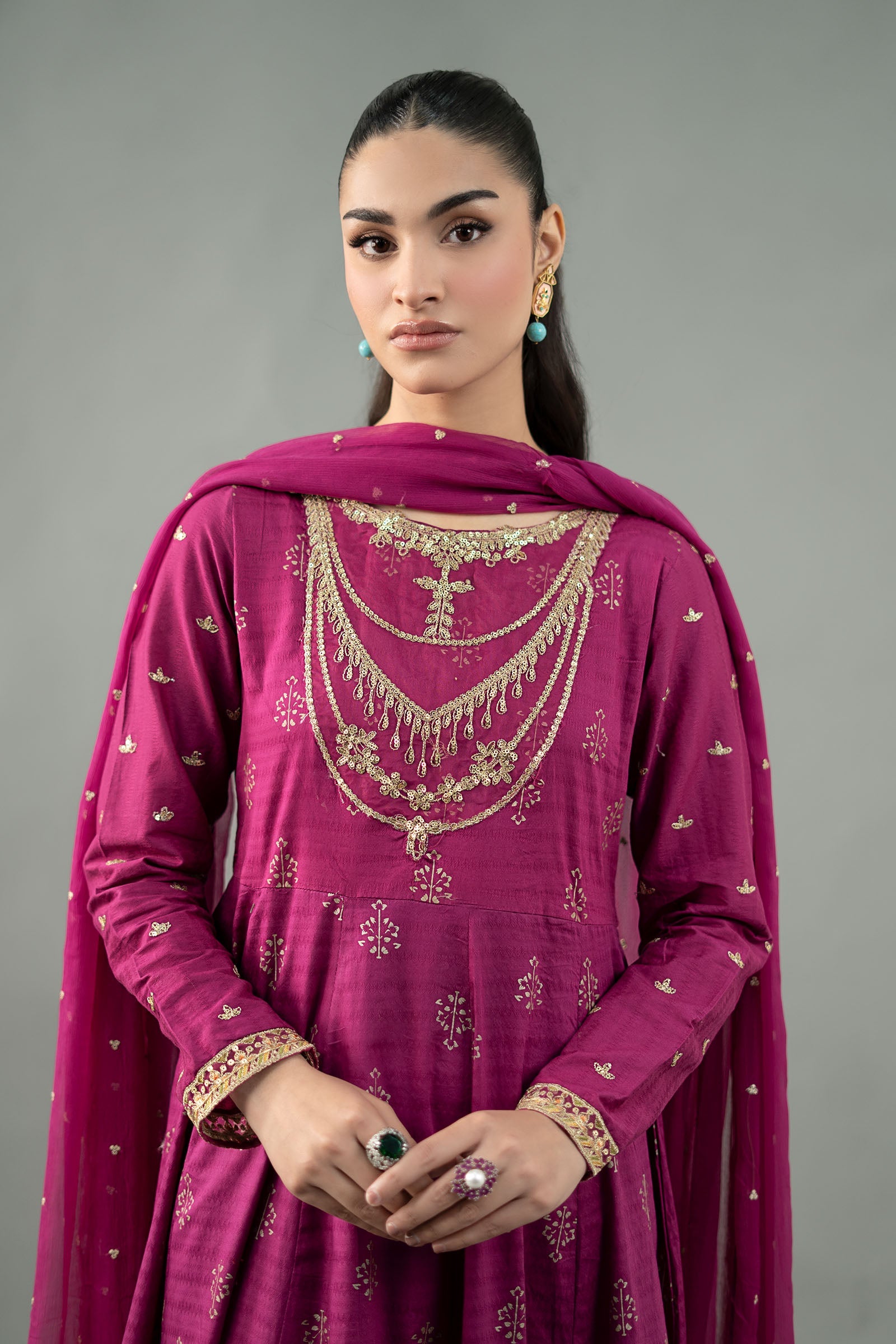 Maira B | Ready to Wear | DW-EF21-04R1 - by - Libasekhas UK - Registered Vendor of : Maria B - 100% Original Designer Dresss