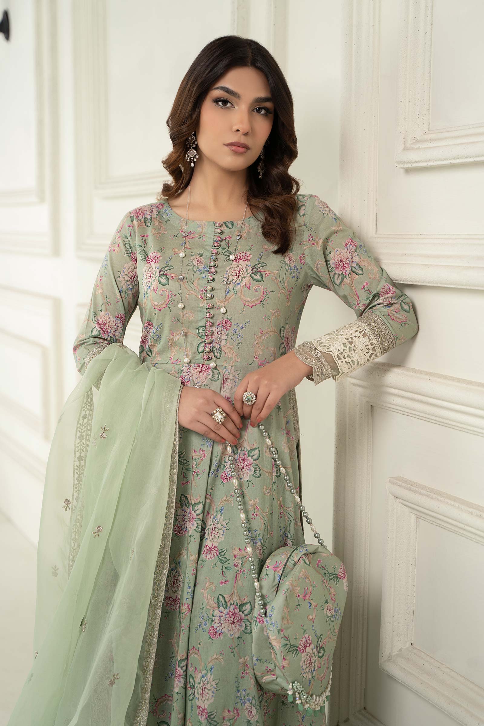 Maria B | Eid Festive Pret | DW-EF24-102R1 - by Libasekhas UK - Registered Vendor of : Maria B - 100% Original Designer Dress