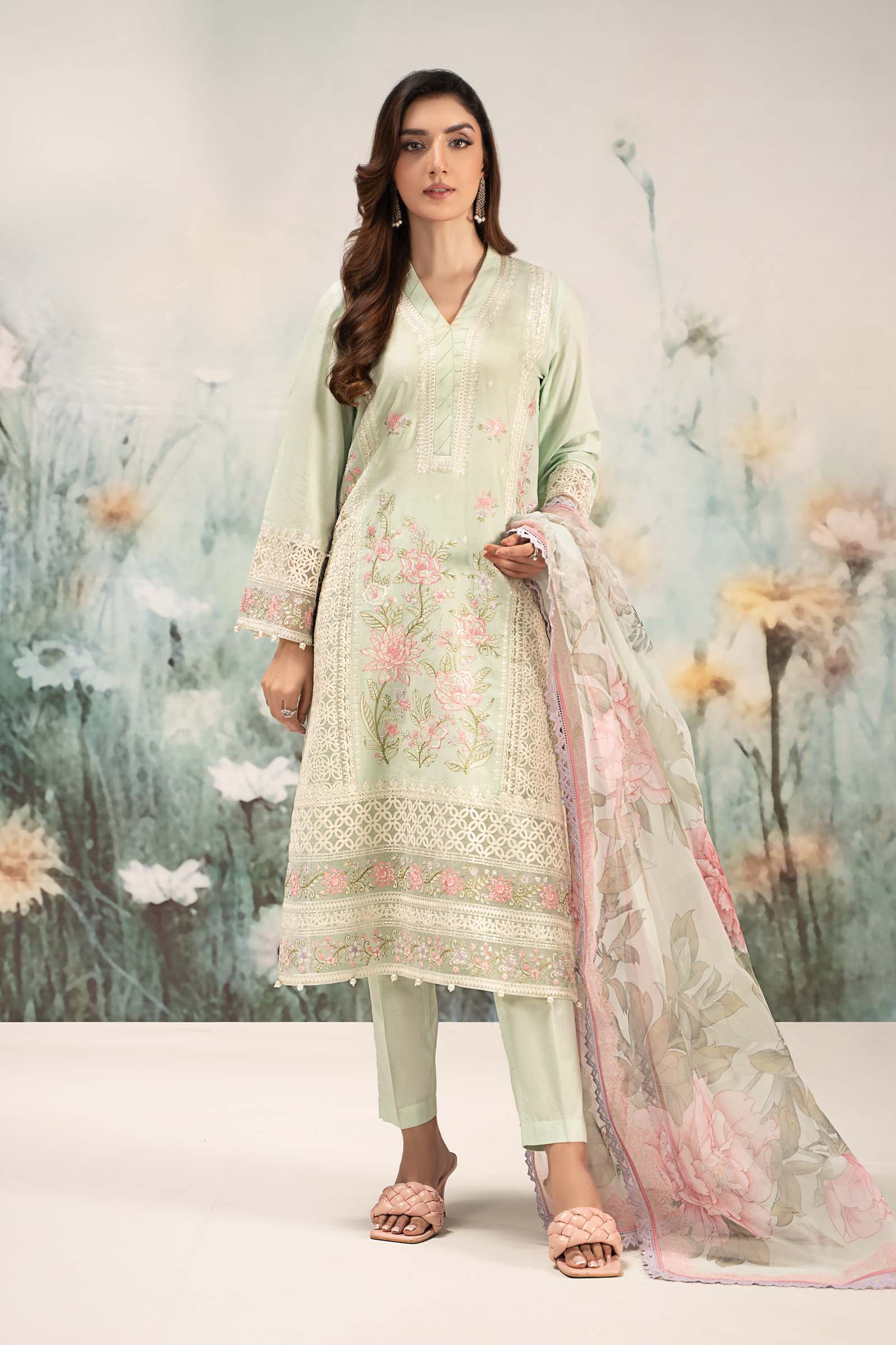 Maira B | Ready to Wear | DW-EF25-151 - by - Libasekhas UK - Registered Vendor of : Maria B - 100% Original Designer Dresss