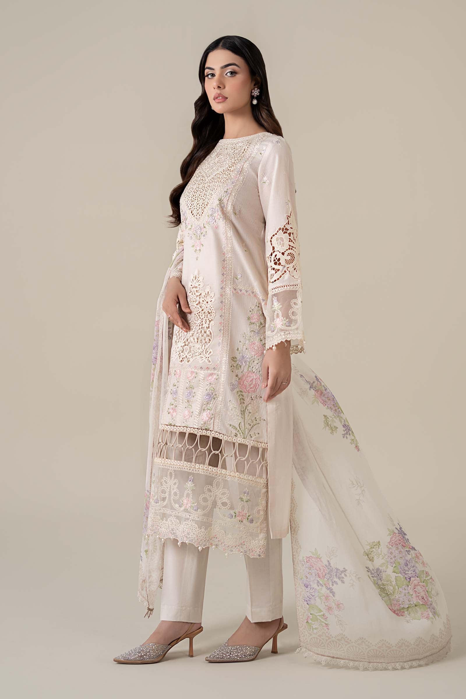 Maria B | Luxury Pret 25 | DW-EF25-35 - by - Libasekhas UK - Registered Vendor of : Maria B - 100% Original Designer Dresss