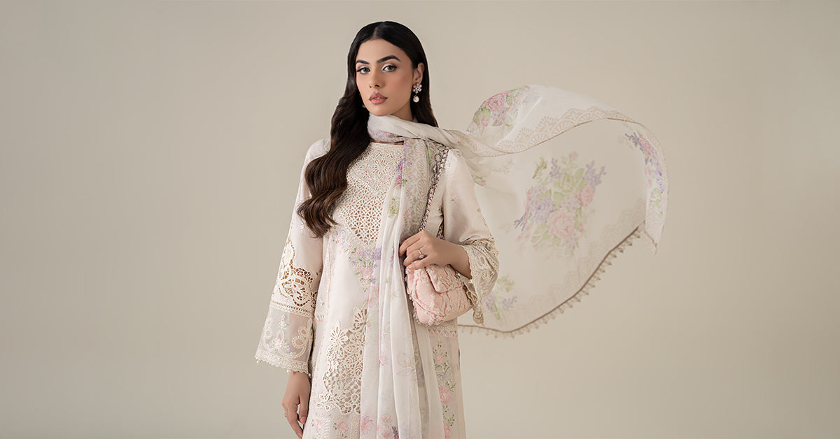 Maria B | Luxury Pret 25 | DW-EF25-35 - by - Libasekhas UK - Registered Vendor of : Maria B - 100% Original Designer Dresss