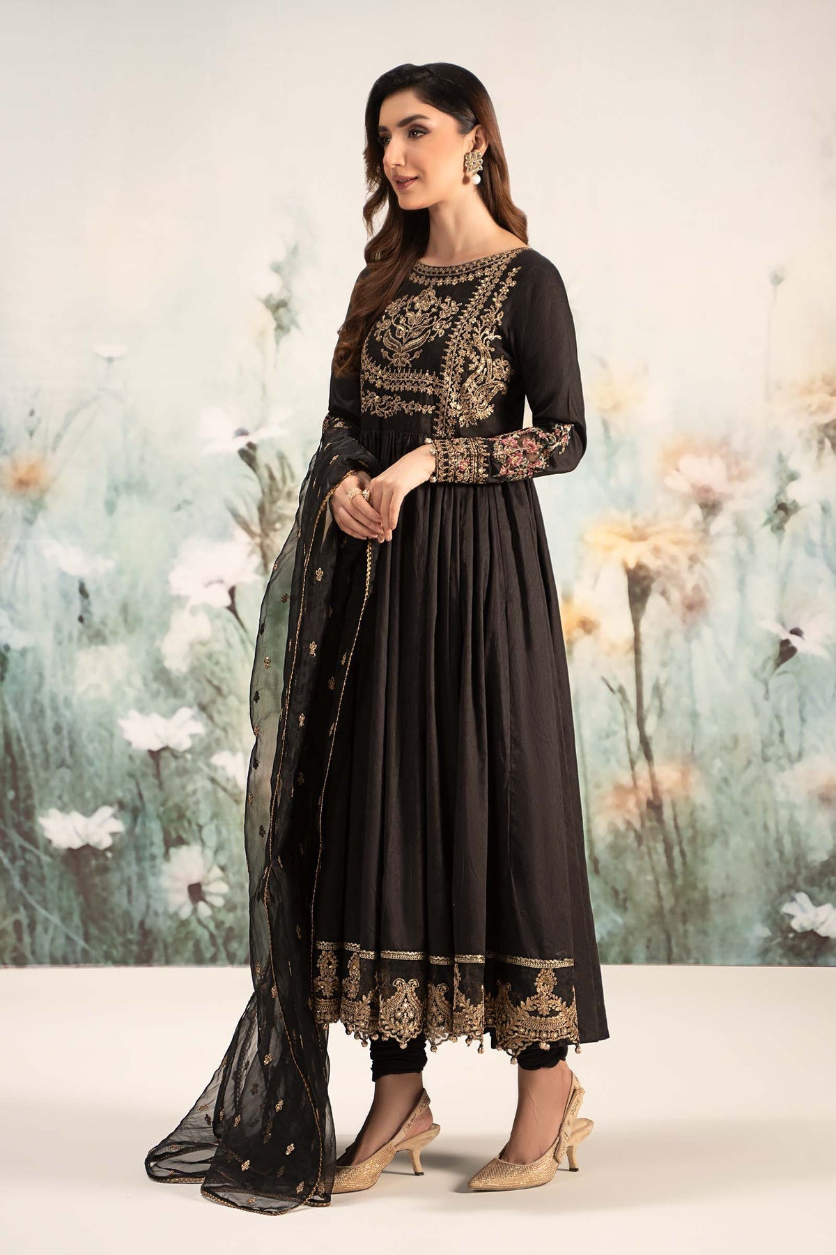 Maria B | Casual Pret 25 | DW-EF25-43 - by - Libasekhas UK - Registered Vendor of : Maria B - 100% Original Designer Dresss