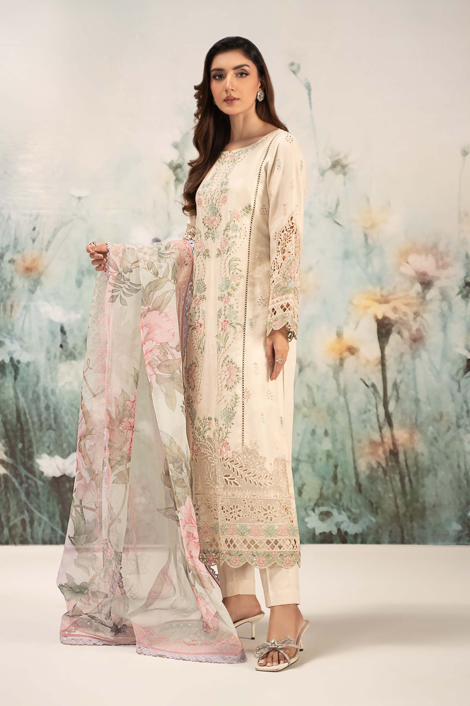 Maira B | Ready to Wear | DW-EF25-47 - by - Libasekhas UK - Registered Vendor of : Maria B - 100% Original Designer Dresss