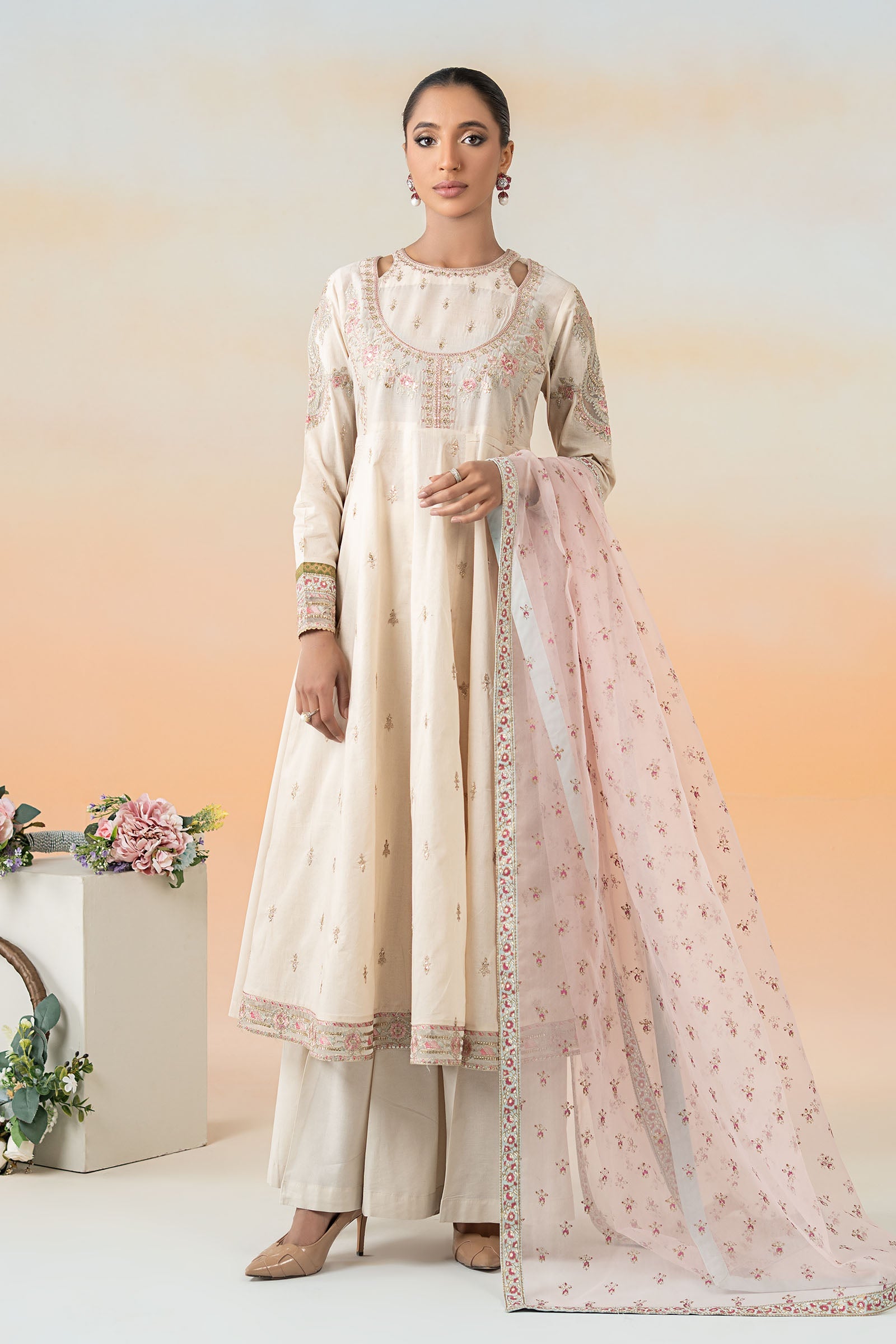 Maira B | Ready to Wear | DW-EF25-60 - by - Libasekhas UK - Registered Vendor of : Maria B - 100% Original Designer Dresss