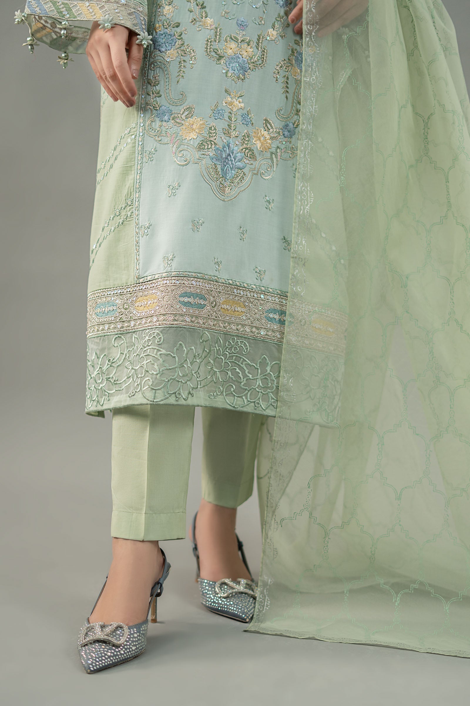 Maira B | Ready to Wear | DW-EF25-69 - by - Libasekhas UK - Registered Vendor of : Maria B - 100% Original Designer Dresss