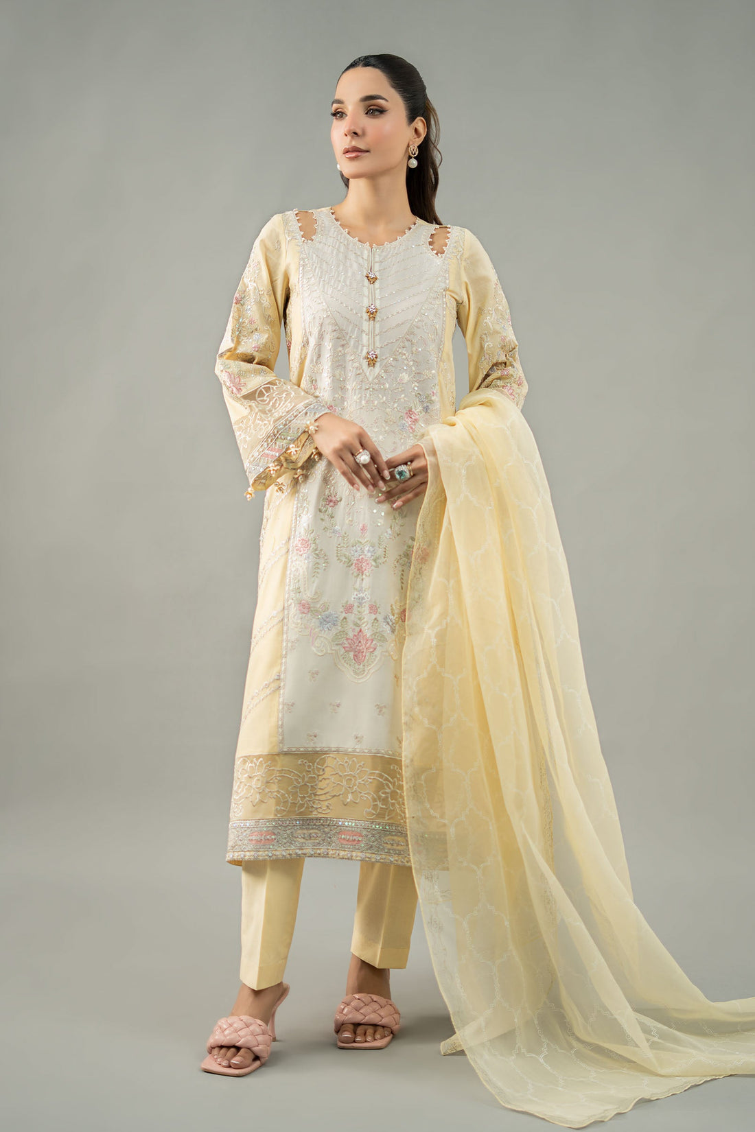 Maira B | Ready to Wear | DW-EF25-69 - by - Libasekhas UK - Registered Vendor of : Maria B - 100% Original Designer Dresss