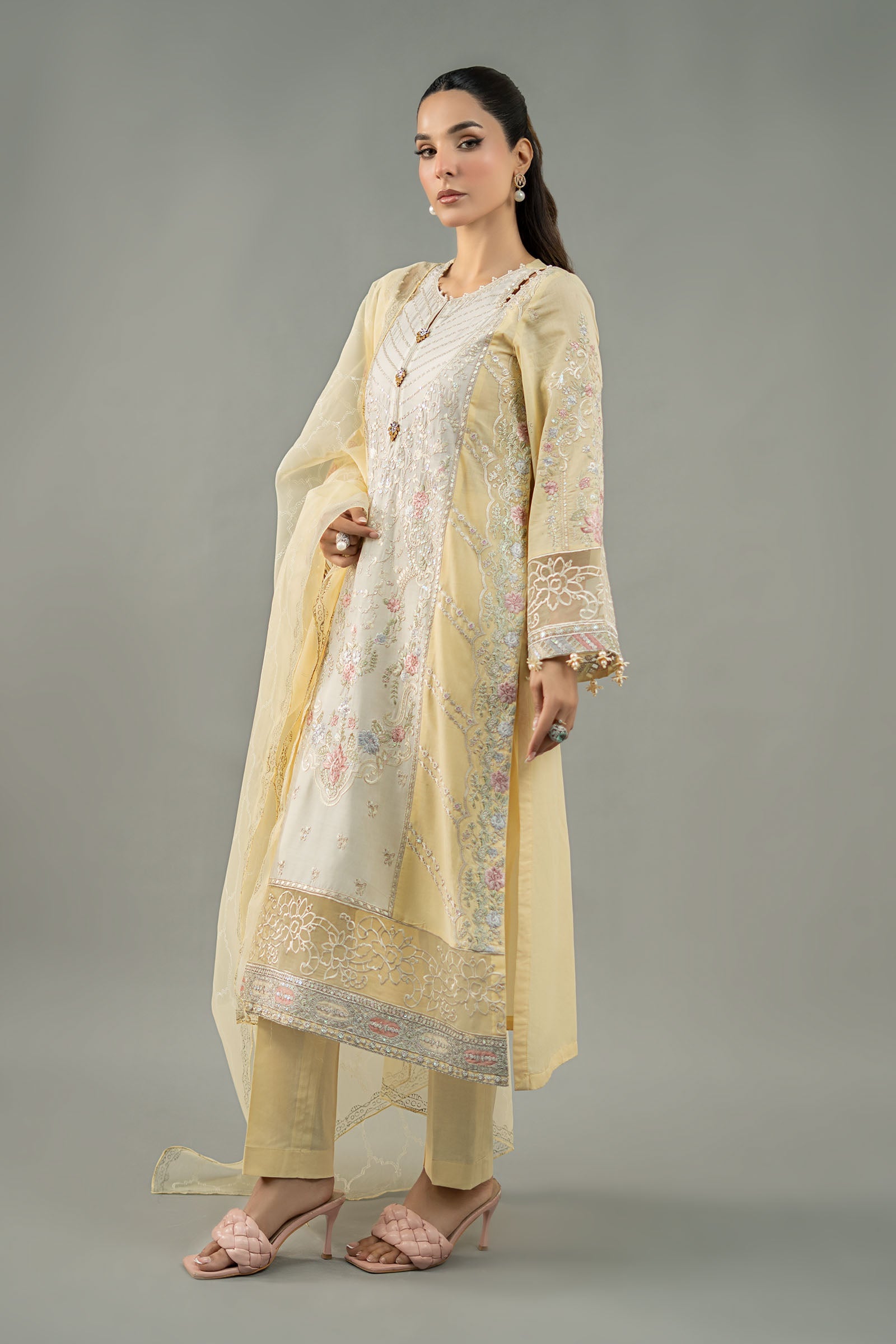 Maira B | Ready to Wear | DW-EF25-69 - by - Libasekhas UK - Registered Vendor of : Maria B - 100% Original Designer Dresss