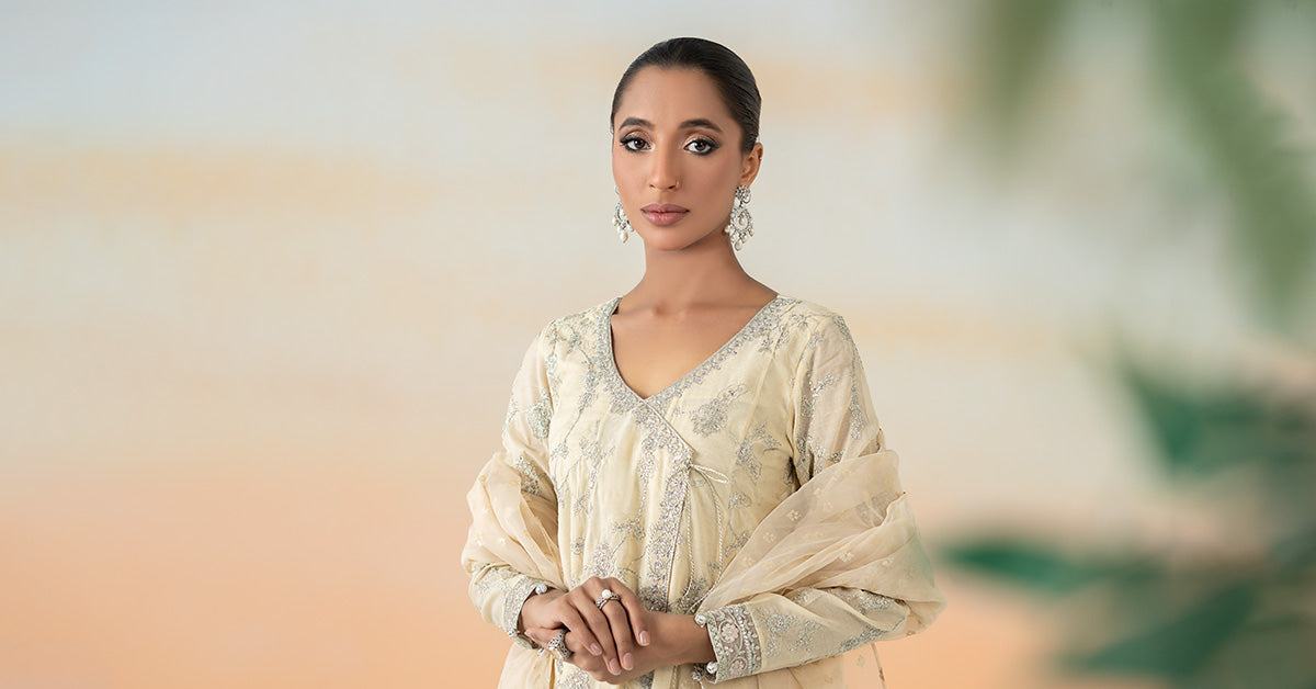 Maira B | Ready to Wear | DW-EF25-78 - by - Libasekhas UK - Registered Vendor of : Maria B - 100% Original Designer Dresss