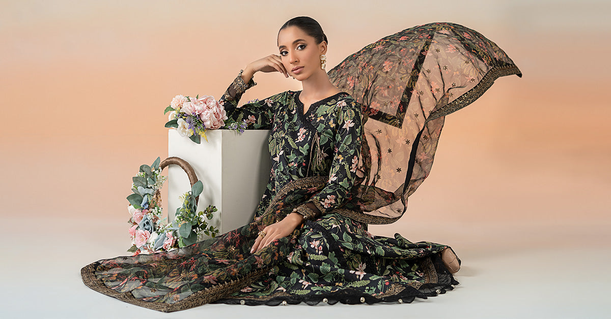 Maira B | Ready to Wear | DW-EF25-90 - by - Libasekhas UK - Registered Vendor of : Maria B - 100% Original Designer Dresss