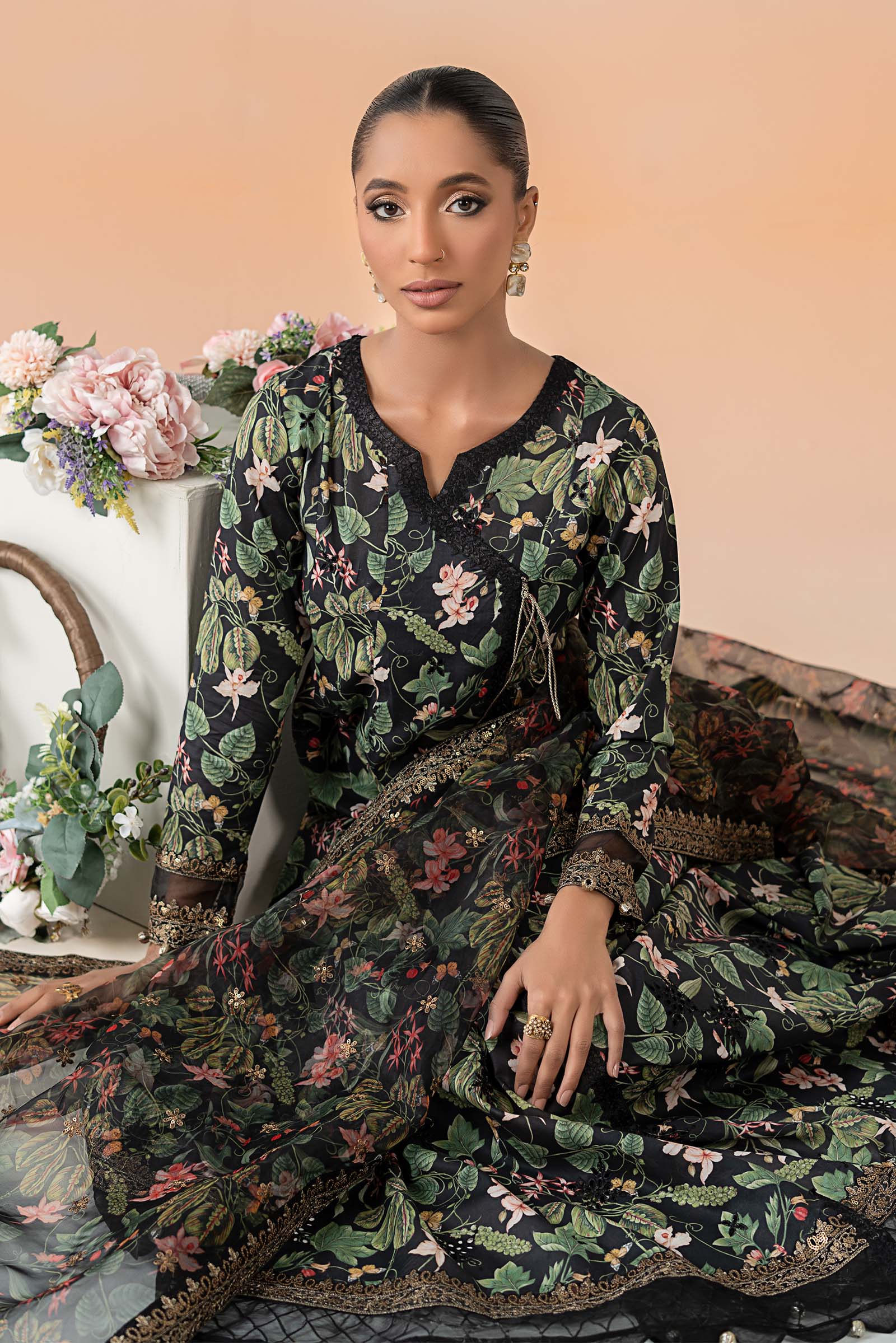 Maira B | Ready to Wear | DW-EF25-90 - by - Libasekhas UK - Registered Vendor of : Maria B - 100% Original Designer Dresss