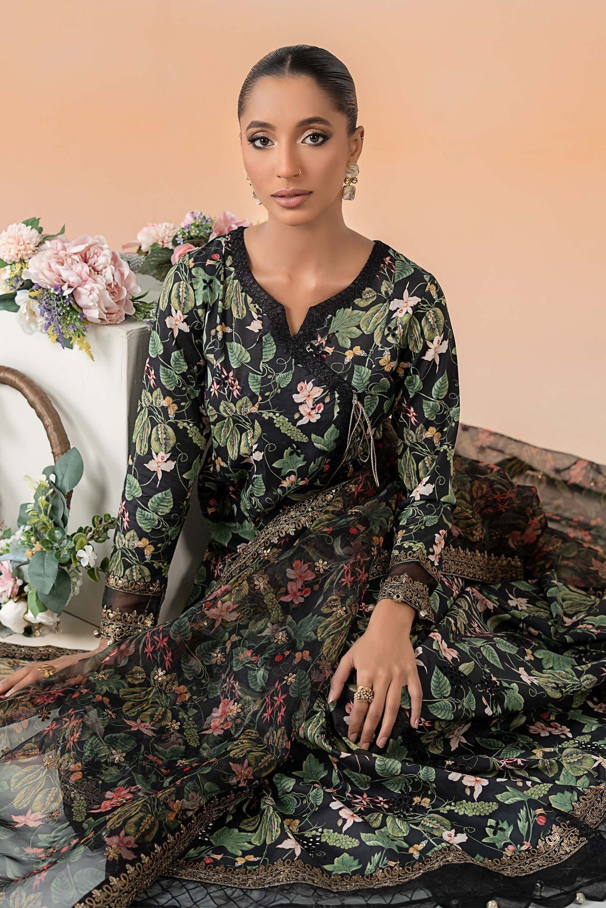 Maria B | Casual Pret 25 | DW-EF25-90 - by - Libasekhas UK - Registered Vendor of : Maria B - 100% Original Designer Dresss