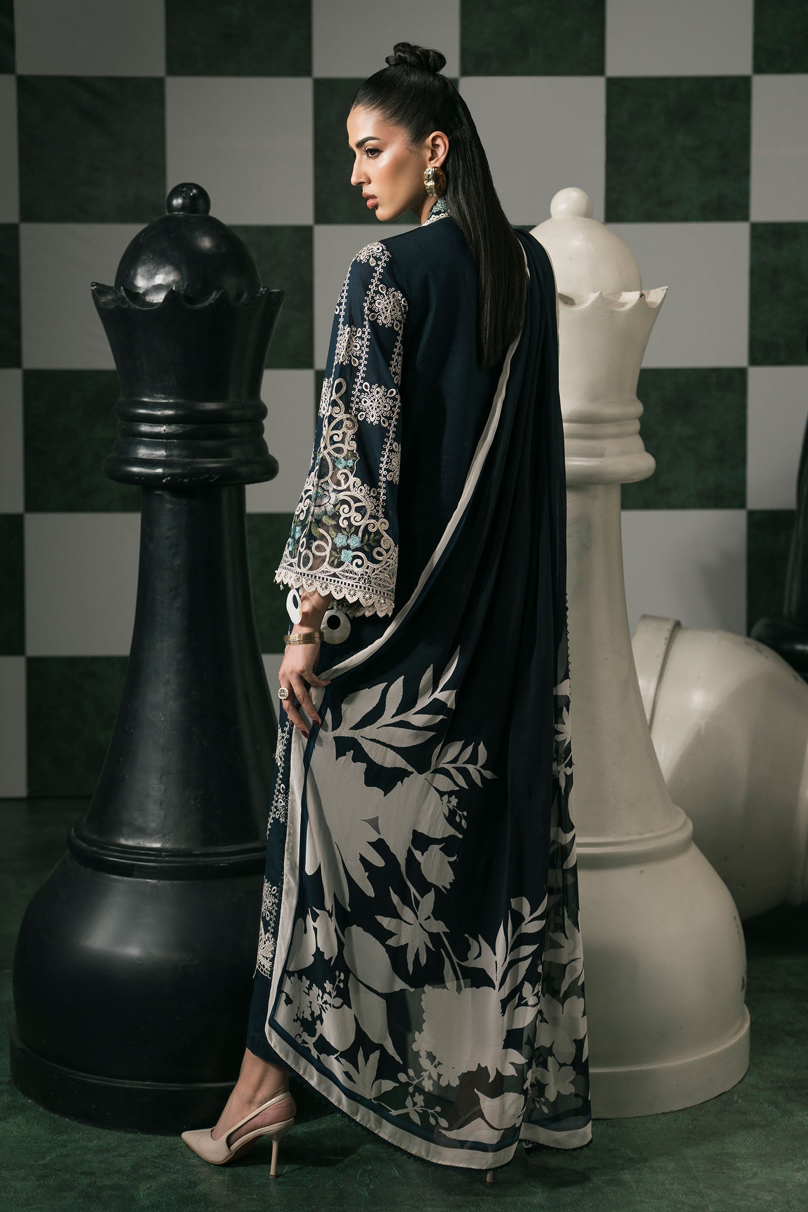 Maria B | Eid Festive Pret | DW-EF26-05 - by Libasekhas UK - Registered Vendor of : Maria B - 100% Original Designer Dress