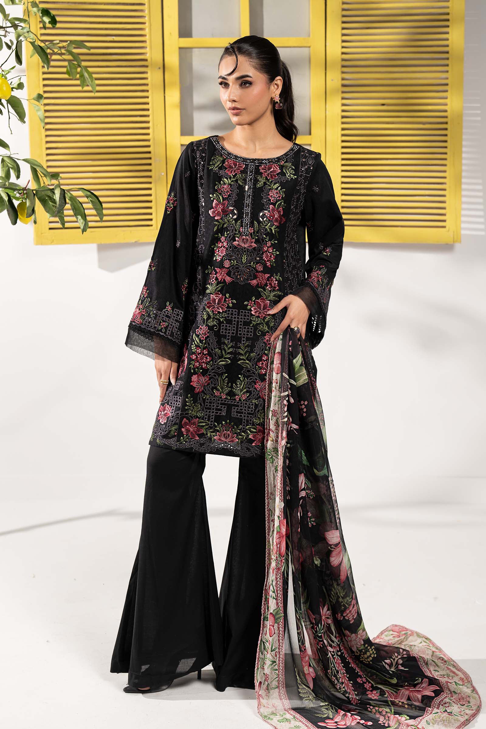 Maria B | Eid Festive Pret | DW-EF26-10 - by Libasekhas UK - Registered Vendor of : Maria B - 100% Original Designer Dress