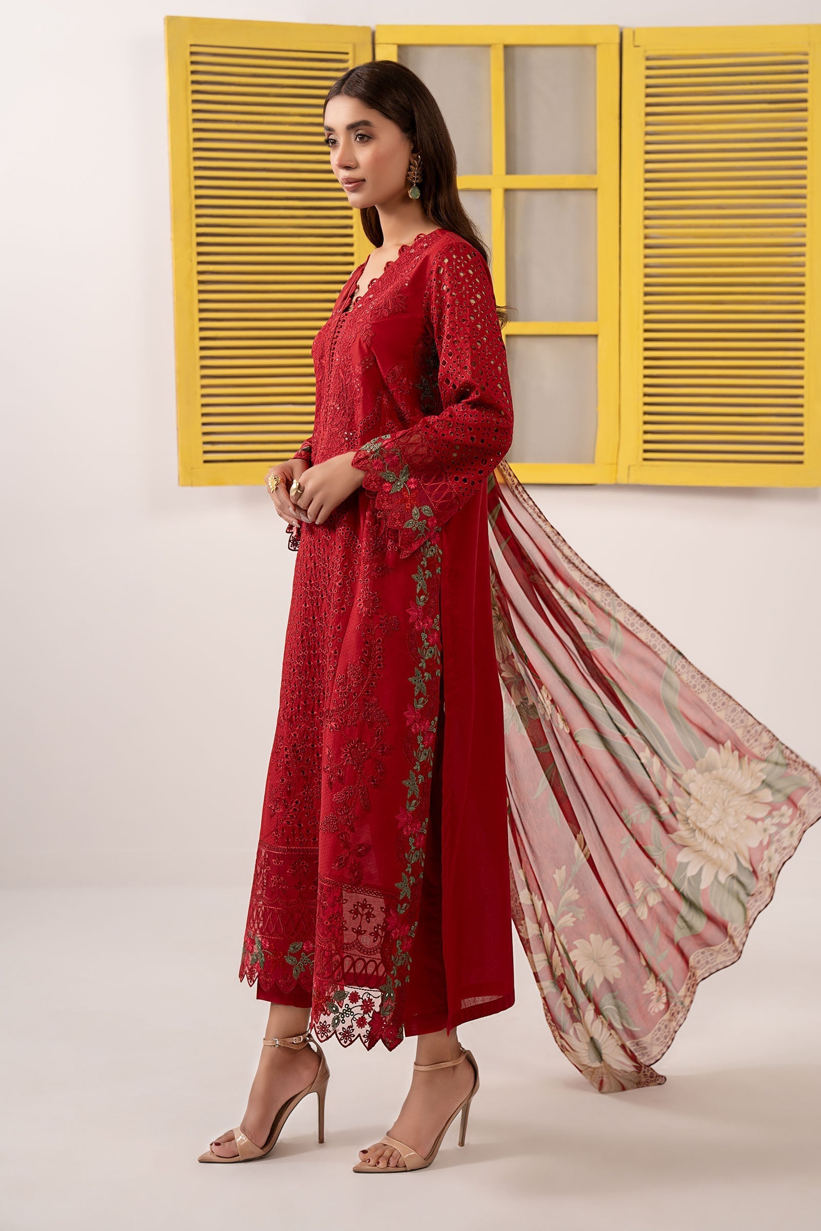 Maria B | Eid Festive Pret | DW-EF26-34 - by Libasekhas UK - Registered Vendor of : Maria B - 100% Original Designer Dress