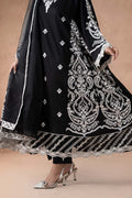 Maria B | Pre Fall Dresses | 3 Piece Embroidered Self Jacquard Suit Black - by Libasekhas UK - Registered Vendor of : Maria B - 100% Original Designer Dress