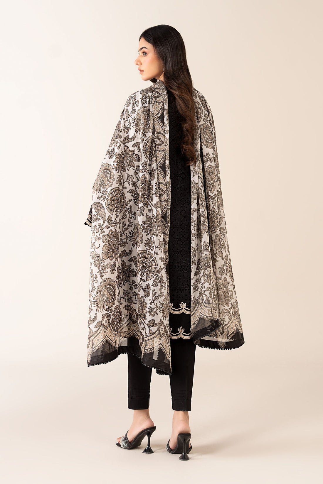 Maria B | Pre Fall 25 | Chiffon Suit 06 - by Libasekhas UK - Registered Vendor of : Maria B - 100% Original Designer Dress