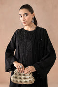 Maria B | Pre Fall Dresses | 3 Piece Embroidered Self Jacquard Suit Black1 - by Libasekhas UK - Registered Vendor of : Maria B - 100% Original Designer Dress