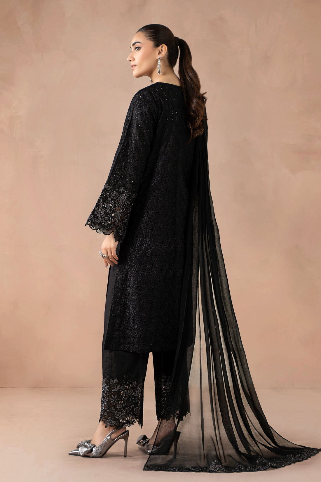 Maria B | Pre Fall Dresses | 3 Piece Embroidered Lawn Suit SS - by Libasekhas UK - Registered Vendor of : Maria B - 100% Original Designer Dress
