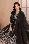 Maria B | Pre Fall Dresses | 3 Piece Embroidered Dobby Suit Black1 - by Libasekhas UK - Registered Vendor of : Maria B - 100% Original Designer Dress