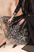 Maria B | Pre Fall Dresses | 3 Piece Embroidered Dobby Suit Black1 - by Libasekhas UK - Registered Vendor of : Maria B - 100% Original Designer Dress