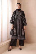 Maria B | Pre Fall Dresses | 3 Piece Embroidered Dobby Suit Black2 - by Libasekhas UK - Registered Vendor of : Maria B - 100% Original Designer Dress