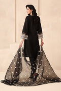 Maria B | Pre Fall Dresses | 3 Piece Embroidered Dobby Suit Black3 - by Libasekhas UK - Registered Vendor of : Maria B - 100% Original Designer Dress