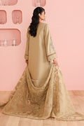 Maria B | Pre Fall Dresses | 3 Piece Embroidered Dobby Suit Coffee - by Libasekhas UK - Registered Vendor of : Maria B - 100% Original Designer Dress