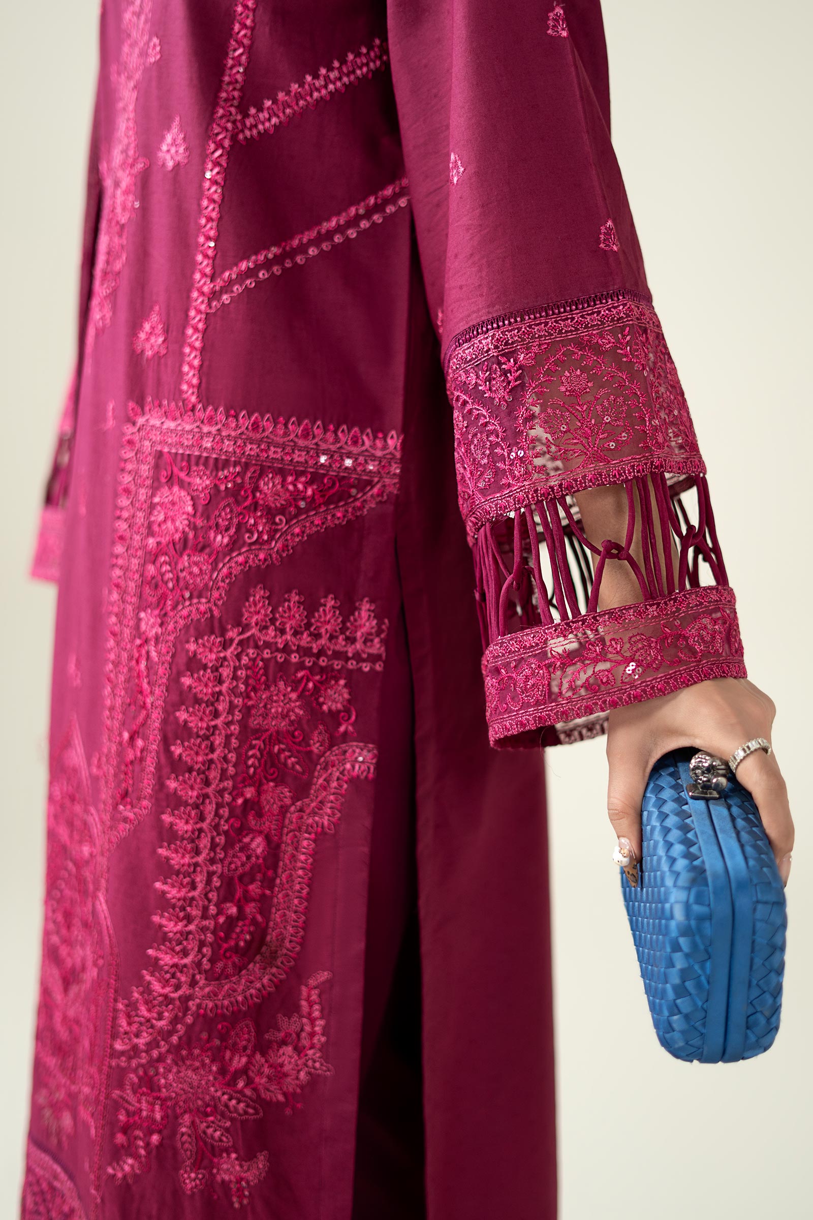 Maria B | Pre Fall Dresses | 3 Piece Embroidered Dobby Suit PP - by Libasekhas UK - Registered Vendor of : Maria B - 100% Original Designer Dress