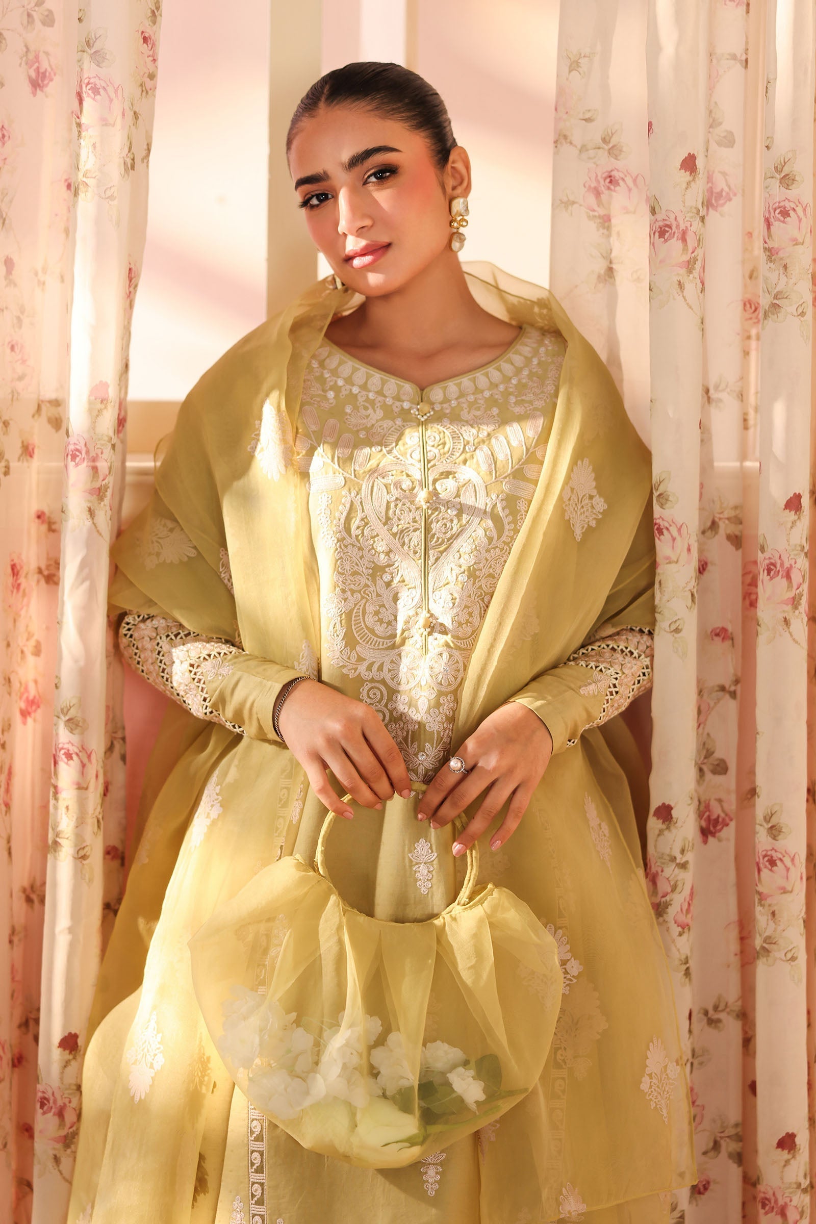 Maria B | Pre Fall Dresses | 3 Piece Embroidered Dobby Suit MM - by Libasekhas UK - Registered Vendor of : Maria B - 100% Original Designer Dress