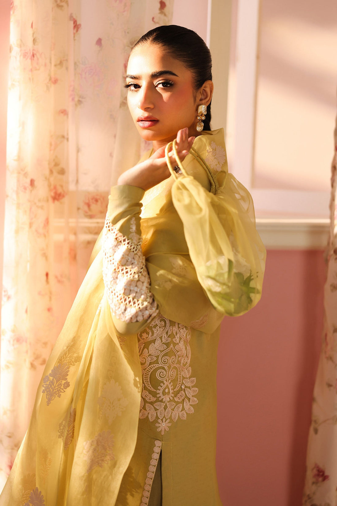 Maria B | Pre Fall Dresses | 3 Piece Embroidered Dobby Suit MM - by Libasekhas UK - Registered Vendor of : Maria B - 100% Original Designer Dress