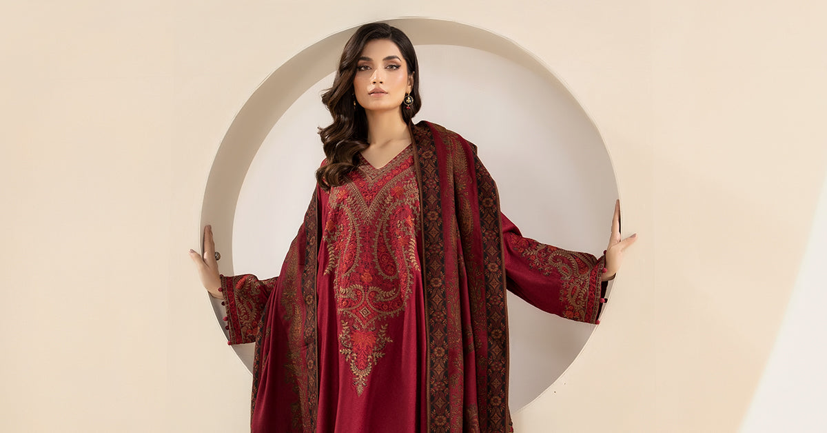 Maira B | Ready to Wear | DW-W24-100 - by - Libasekhas UK - Registered Vendor of : Maria B - 100% Original Designer Dresss