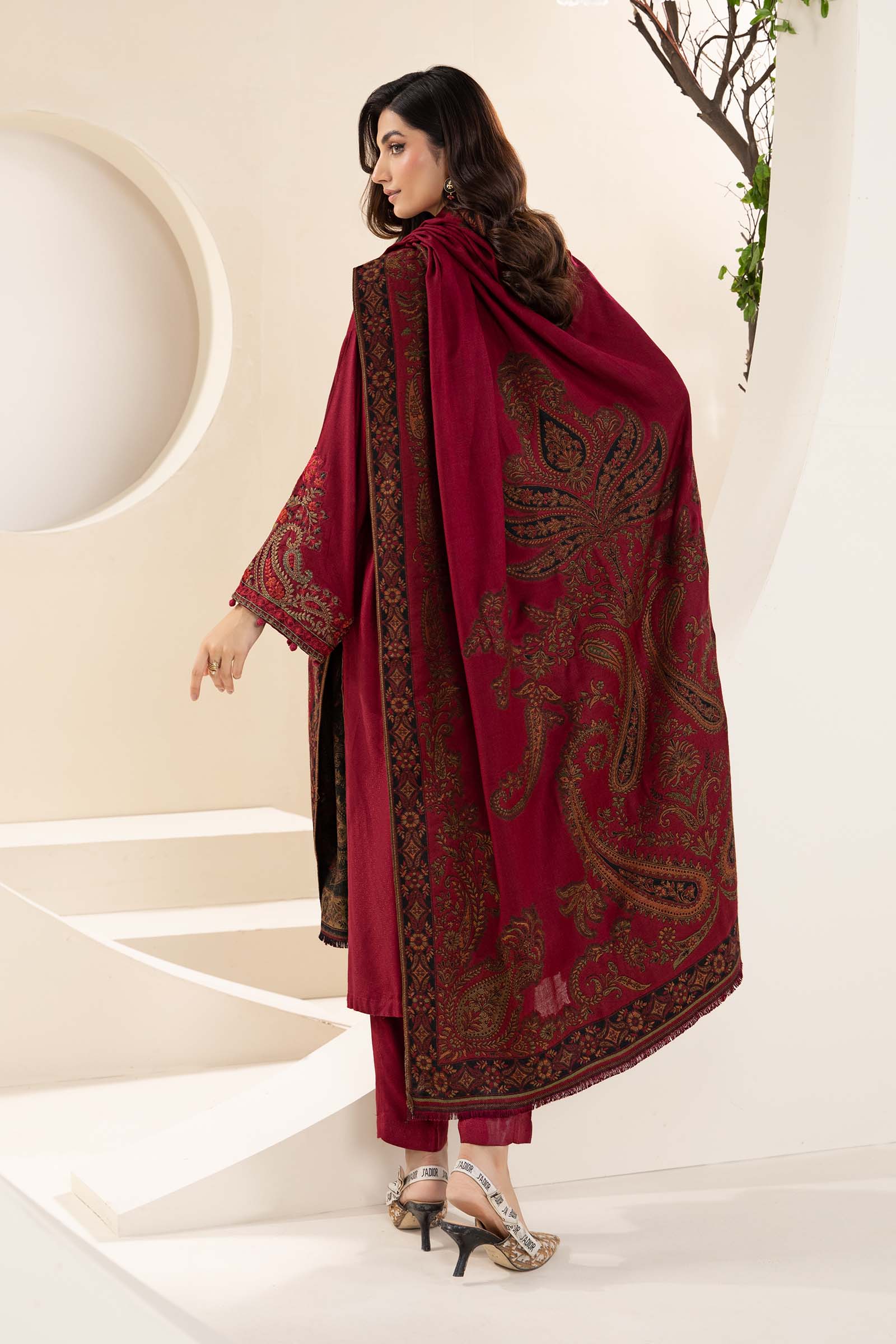 Maira B | Ready to Wear | DW-W24-100 - by - Libasekhas UK - Registered Vendor of : Maria B - 100% Original Designer Dresss