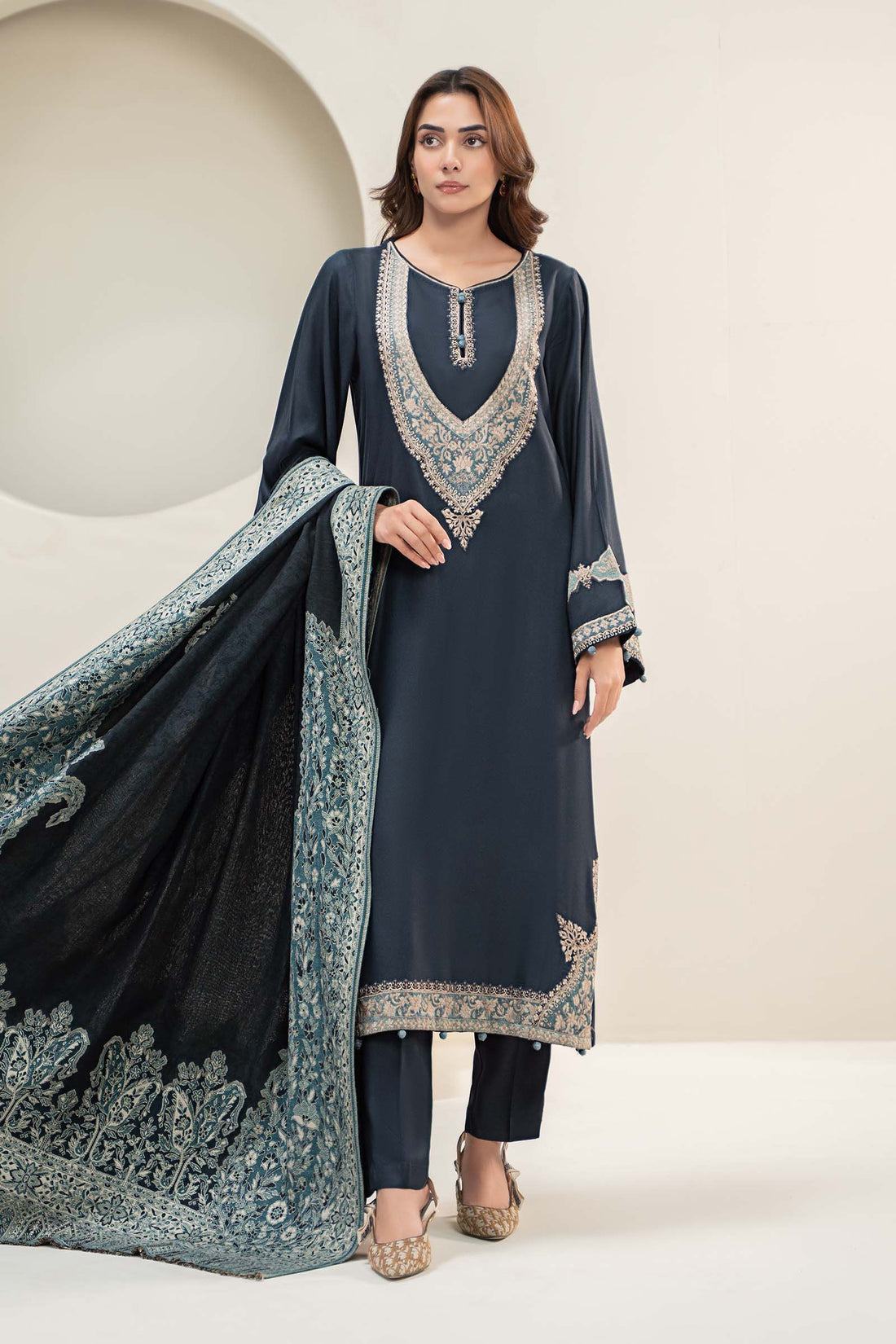 Maira B | Ready to Wear | DW-W24-102 - by - Libasekhas UK - Registered Vendor of : Maria B - 100% Original Designer Dresss