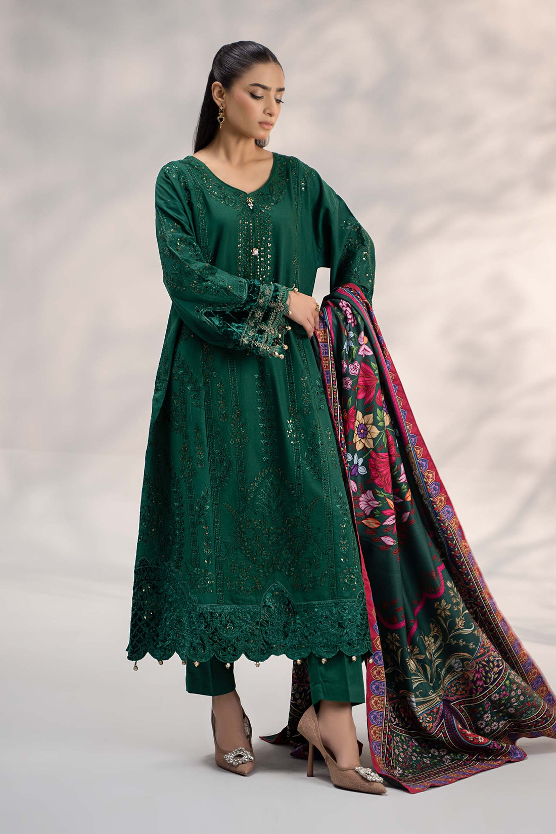 Maira B | Ready to Wear | DW-W24-104 - by - Libasekhas UK - Registered Vendor of : Maria B - 100% Original Designer Dresss