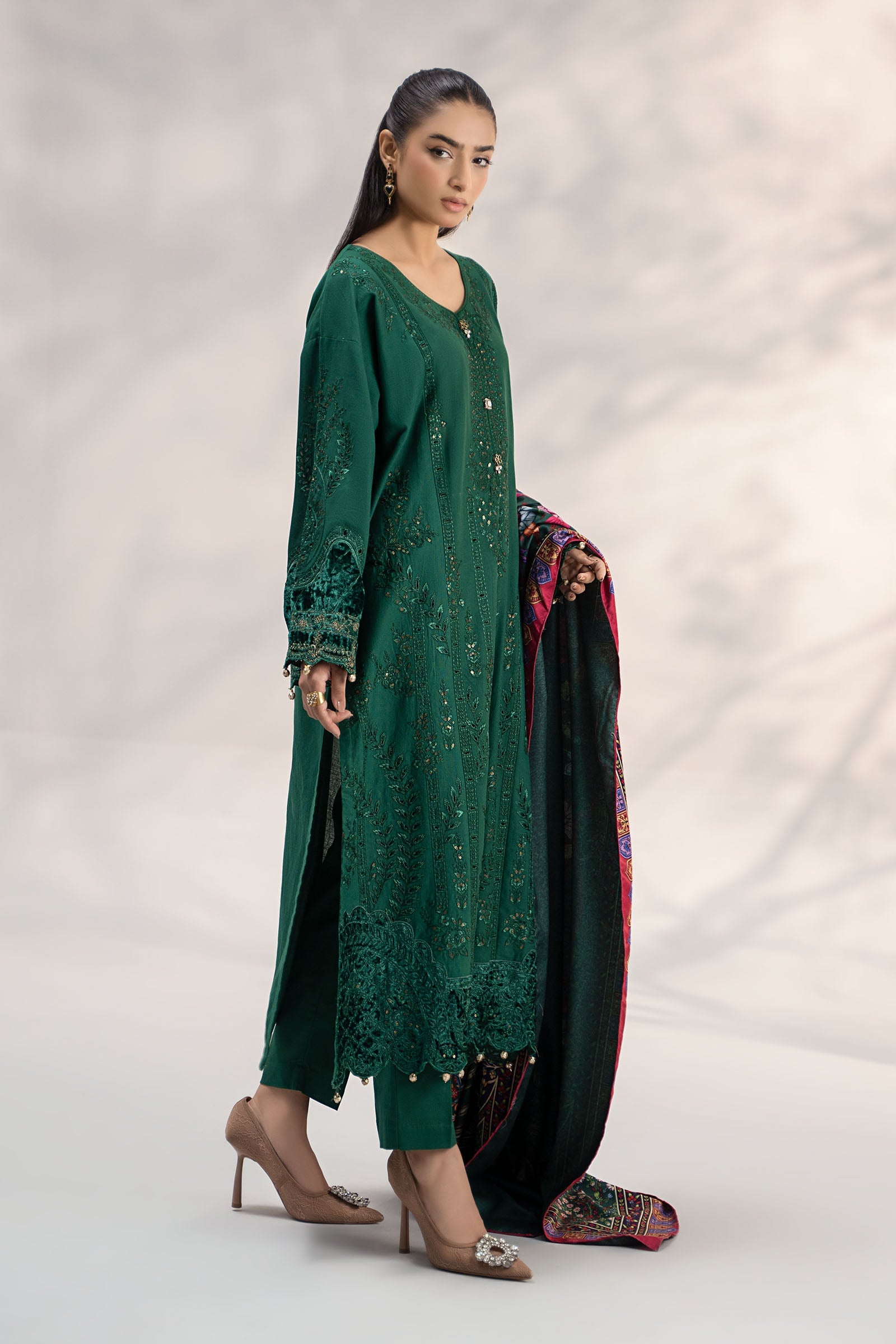 Maira B | Ready to Wear | DW-W24-104 - by - Libasekhas UK - Registered Vendor of : Maria B - 100% Original Designer Dresss